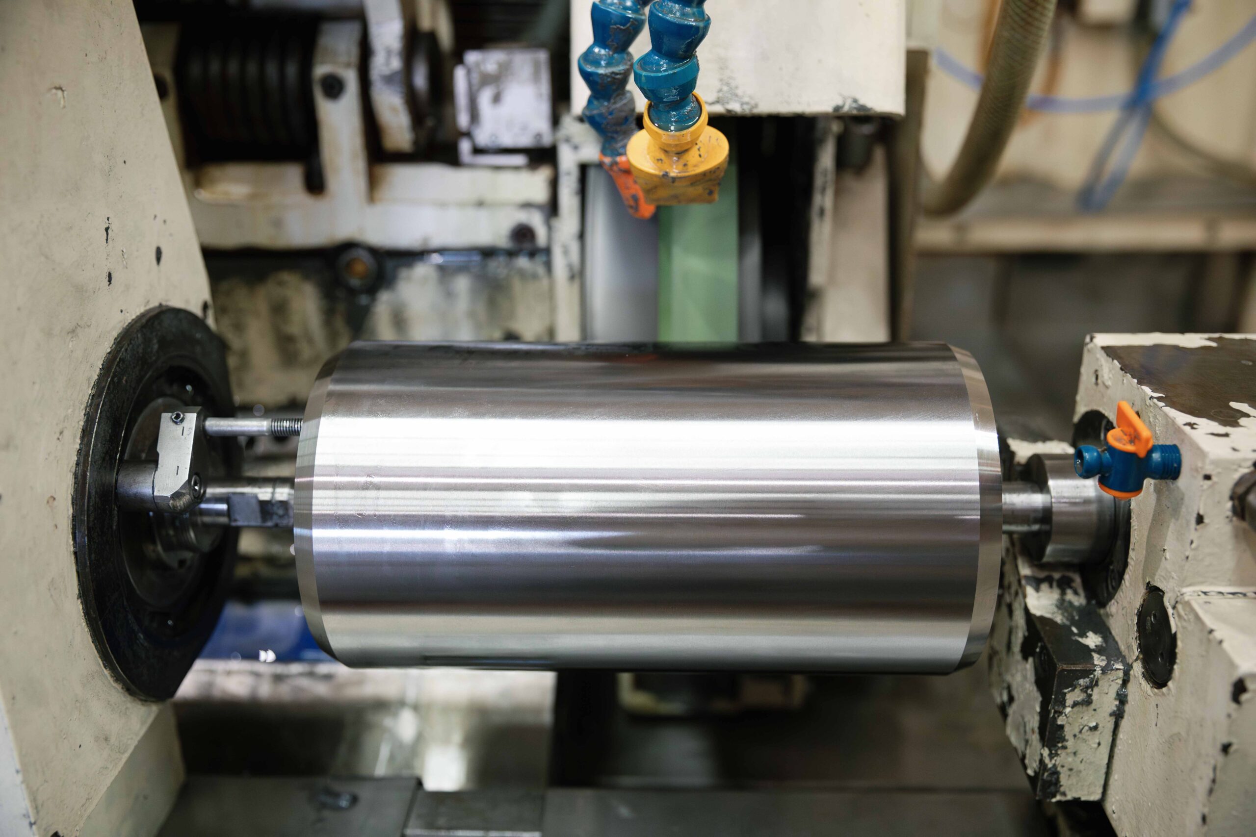 Thermal spray coating process for industrial component refurbishment